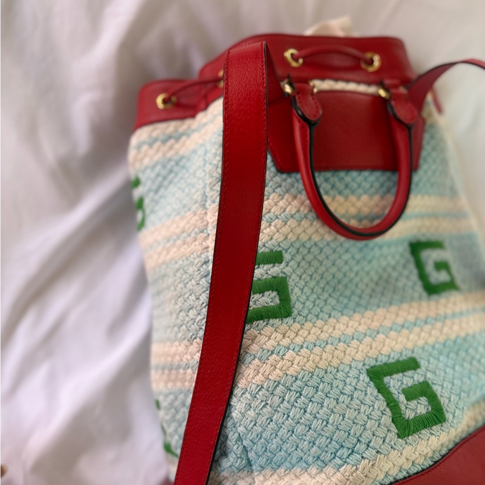 Gucci “Miami” Drawstring Backpack - Picture 10 of 16